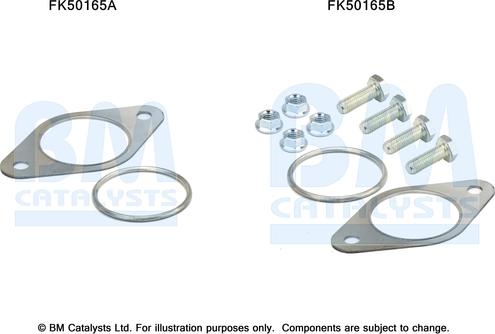 BM Catalysts FK50165 - Części montażowe układu wydechowego