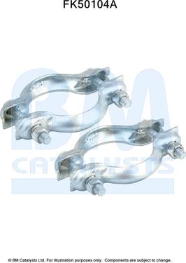 BM Catalysts FK50104 — Zestaw montażowy, rura wydechowa