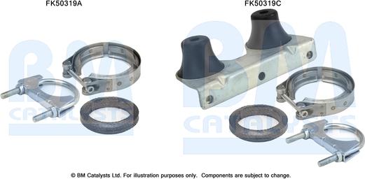 BM Catalysts FK50319 — Zestaw montażowy, rura wydechowa