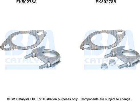 BM Catalysts FK50278 — Zestaw montażowy, rura wydechowa