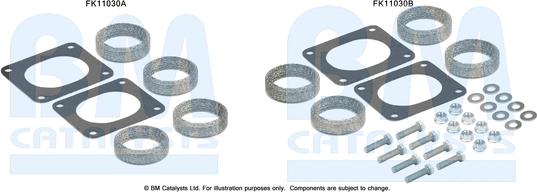 BM Catalysts FK11030 — Zestaw montażowy, filtr sadzy / filtr cząstek stałych