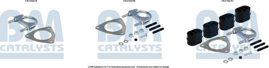 BM Catalysts FK11027 — Zestaw montażowy, filtr sadzy / filtr cząstek stałych