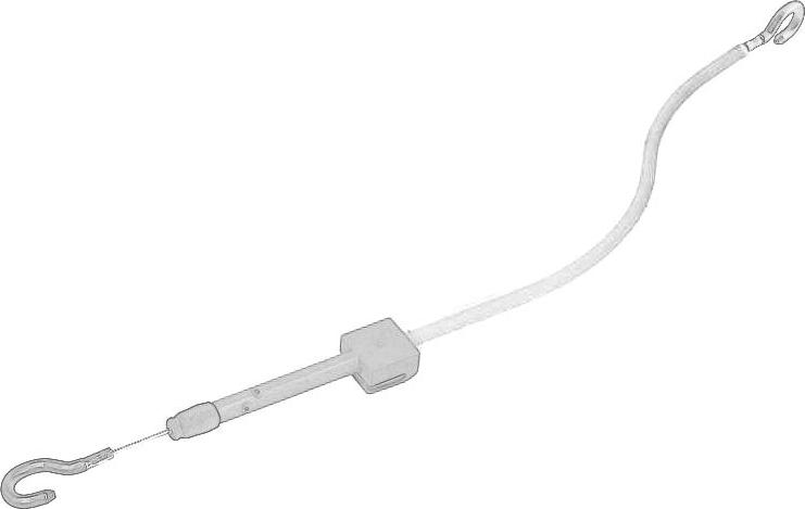 BMW 51 21 8 215 617 - Kabel, zwalniacz drzwi do zwalniania, przekazywania ruchu lub obsługi powiązanych drzwi lub mechanizmu zamka