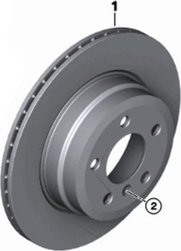 BMW 34216868940 - Tarcza hamulcowa