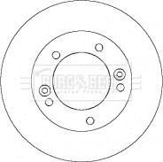 Blue Print ADG04390 - Tarcza hamulcowa