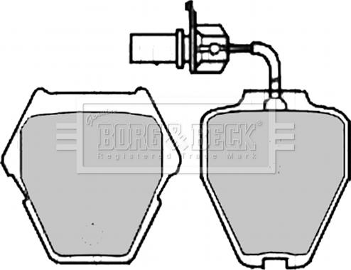 QUARO QP4226C - KLOCKI HAM. VW P. A6 8SZT QUARO SILVER CERAMIC