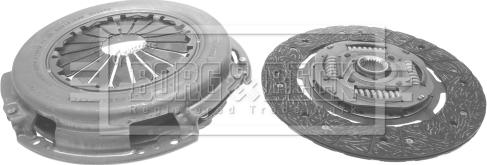 Borg & Beck HKR1051 — Zestaw sprzęgieł
