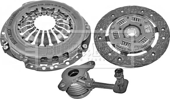 Borg & Beck HKT1198 — Zestaw sprzęgieł