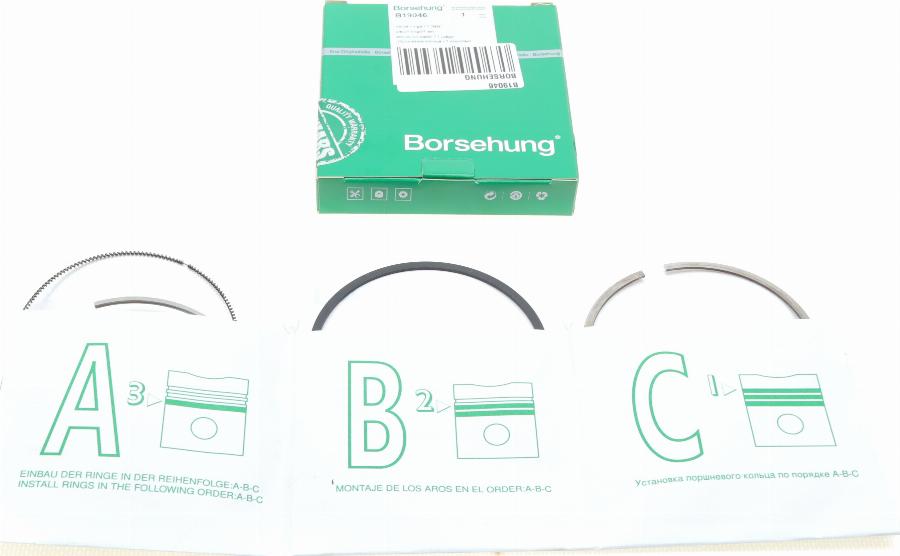 Borsehung B19046 — Zestaw pierścieni tłokowych