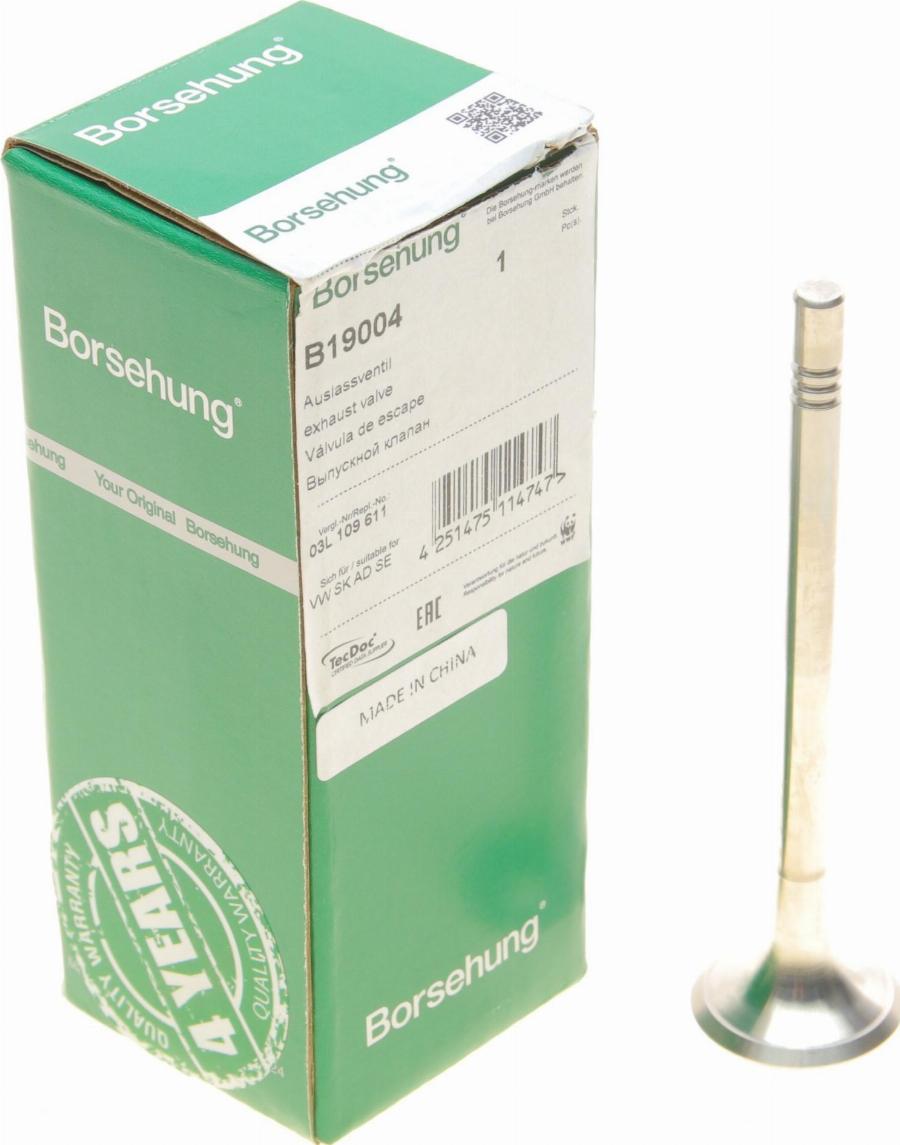 Borsehung B19004 — Zawór wydechowy