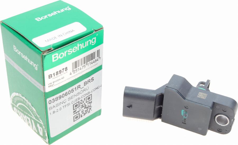 Borsehung B18978 - CZUJNIK CIŚN. POWIETRZA VW GOLF 2.0TSI 13-