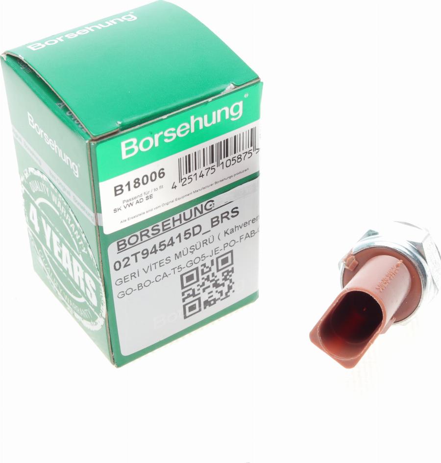 Borsehung B18006 — Przełącznik, światło cofania