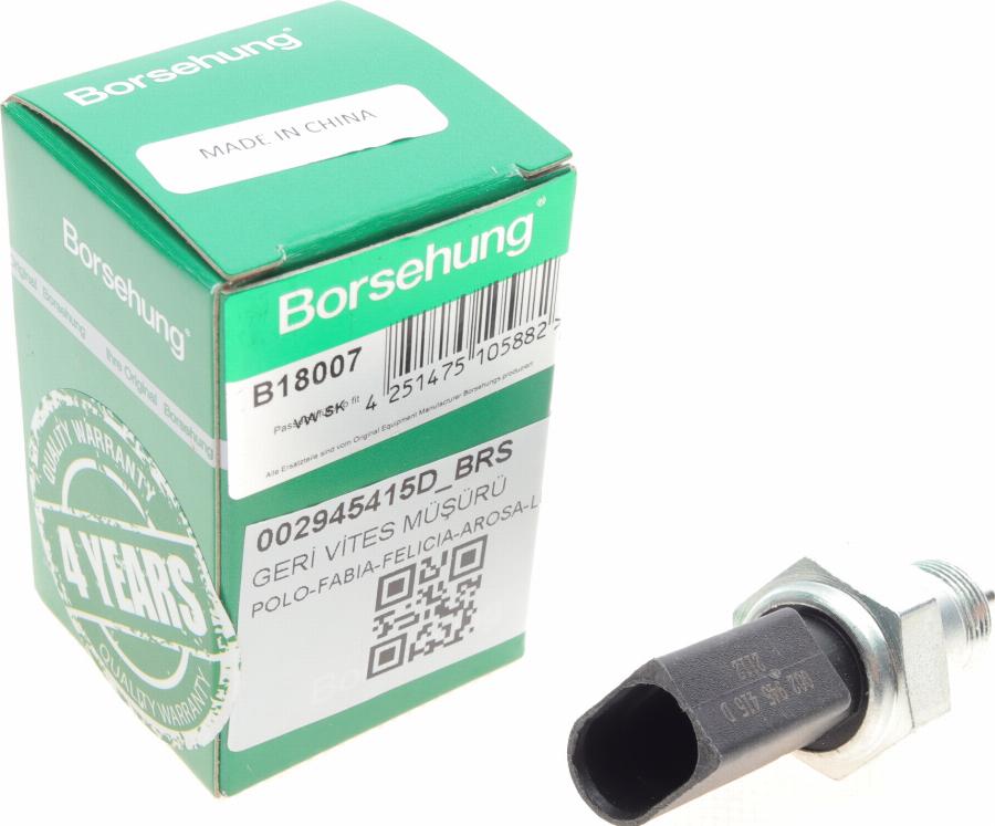Borsehung B18007 — Przełącznik, światło cofania