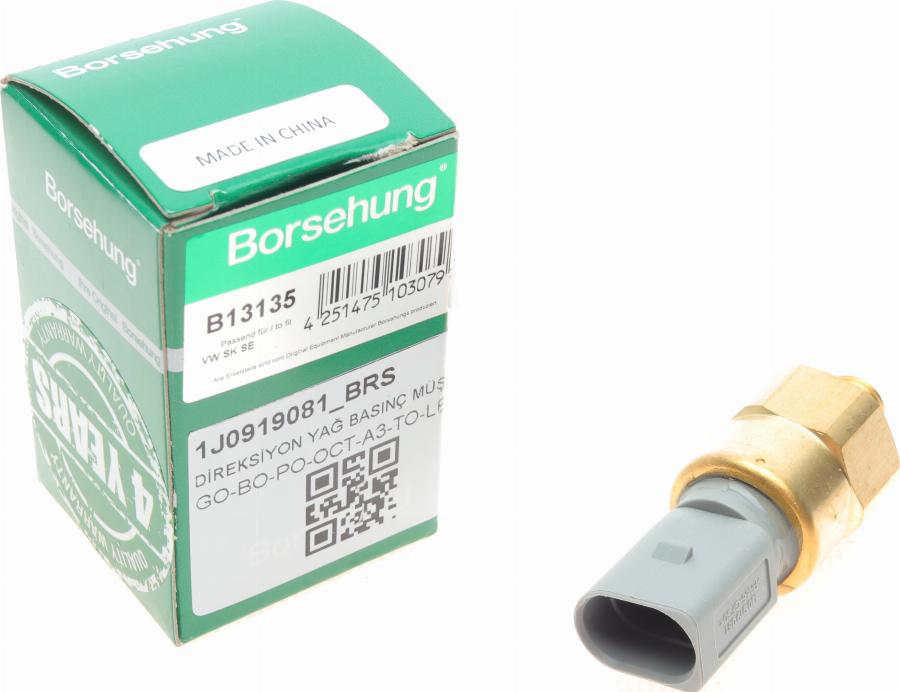 Borsehung B13135 — Czujnik, ciśnienie oleju