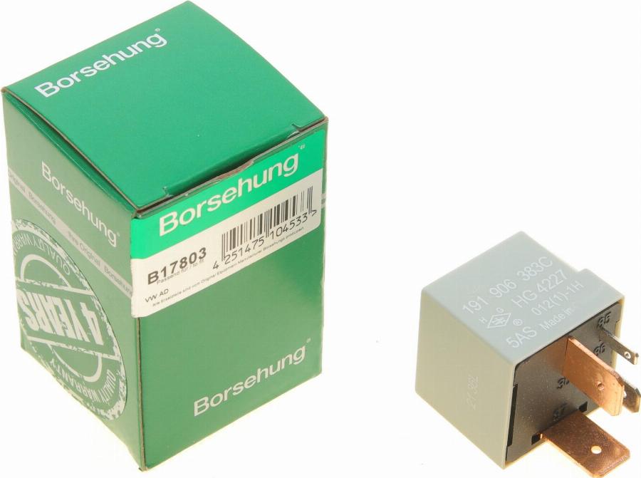 Borsehung B17803 — Przekaźnik, pompa paliwowa