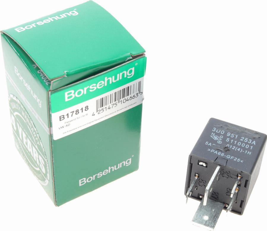 Borsehung B17818 - PRZEKAŹNIK VW