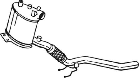 Bosal 097-521 — Filtr sadzy / filtr cząstek stałych, układ wydechowy