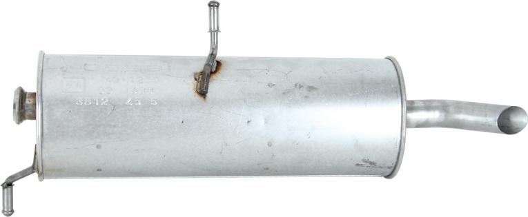 Bosal 190-507 - Tłumik układu wydechowego tył