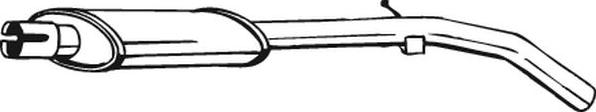 Bosal 148-121 — Tłumik środkowy