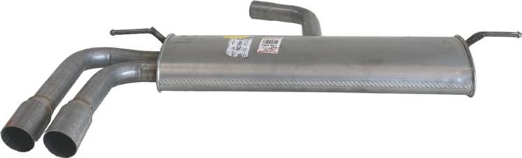 Bosal 105-043 - Tłumik układu wydechowego tył