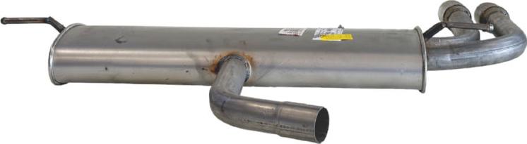 Bosal 105-043 - Tłumik układu wydechowego tył