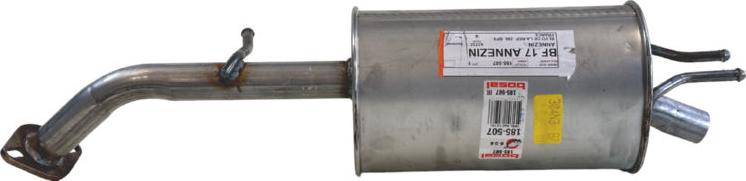 Bosal 185-507 - Tłumik układu wydechowego tył