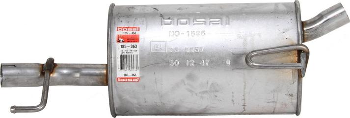 Bosal 185-363 - Tłumik układu wydechowego tył