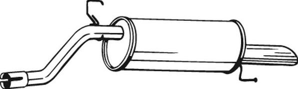 Bosal 185-313 — Tłumik końcowy