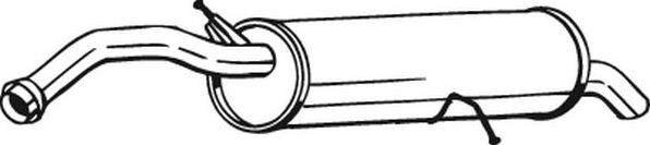 Bosal 135-093 — Tłumik końcowy