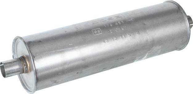Bosal 176-421 - Tłumik układu wydechowego tył
