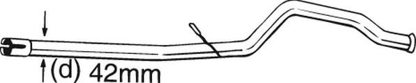 Bosal 889-183 — Zestaw naprawczy (rurowy), katalizator