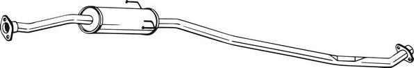 Bosal 291-415 — Tłumik środkowy