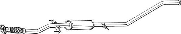 Bosal 293-005 — Tłumik środkowy