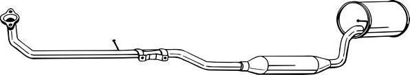 Bosal 292-511 - Układ wydechowy kompletny