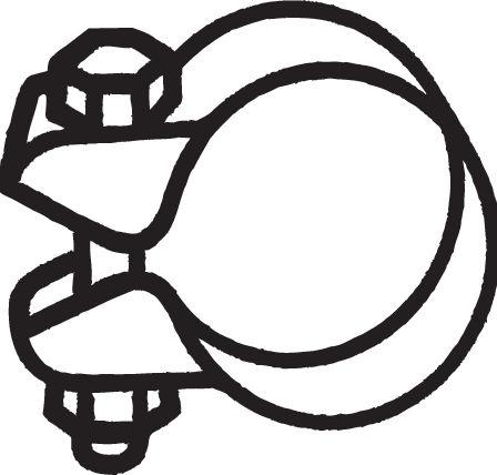 Bosal 250-352 — Łącznik rur, układ wydechowy