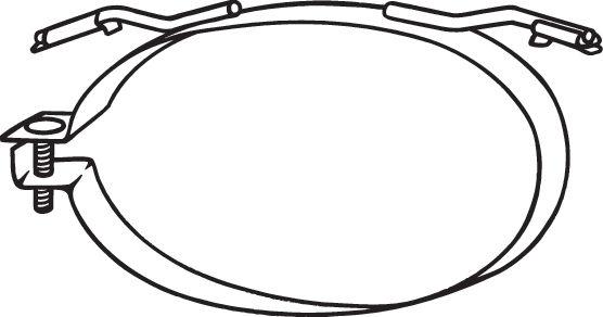 Bosal 251-901 — Uchwyt, tłumik