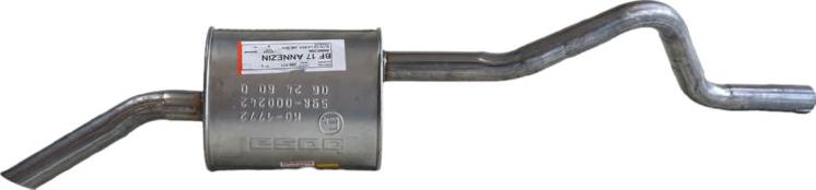 Bosal 200-171 - Tłumik układu wydechowego tył