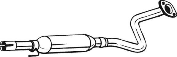 Bosal 284-577 — Tłumik środkowy