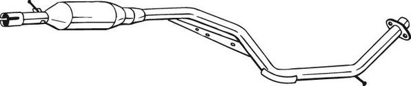 Bosal 284-393 — Tłumik środkowy