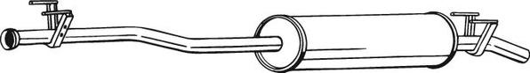 Bosal 285-479 — Tłumik końcowy