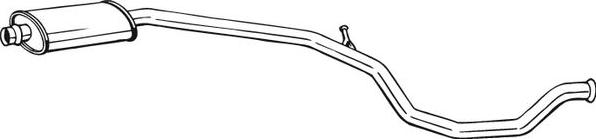 Bosal 285-603 — Tłumik środkowy