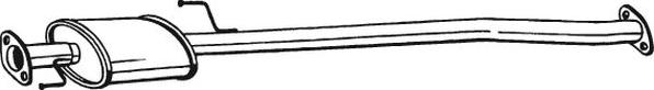 Bosal 283-591 — Tłumik środkowy