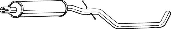 Bosal 281-903 — Tłumik środkowy