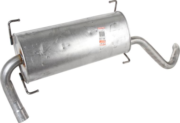 Bosal 281-859 - Tłumik układu wydechowego tył
