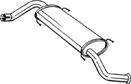 Bosal 281-873 — Tłumik końcowy