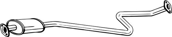 Bosal 283-195 — Tłumik środkowy