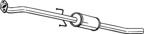 Bosal 282-903 — Tłumik środkowy