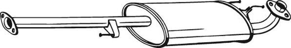 Bosal 282-863 — Tłumik środkowy