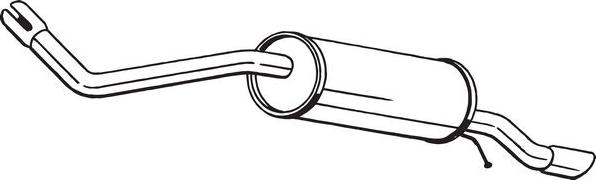 Bosal 233-569 — Tłumik końcowy