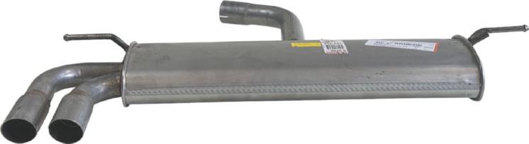 Bosal 233-727 - Tłumik układu wydechowego tył